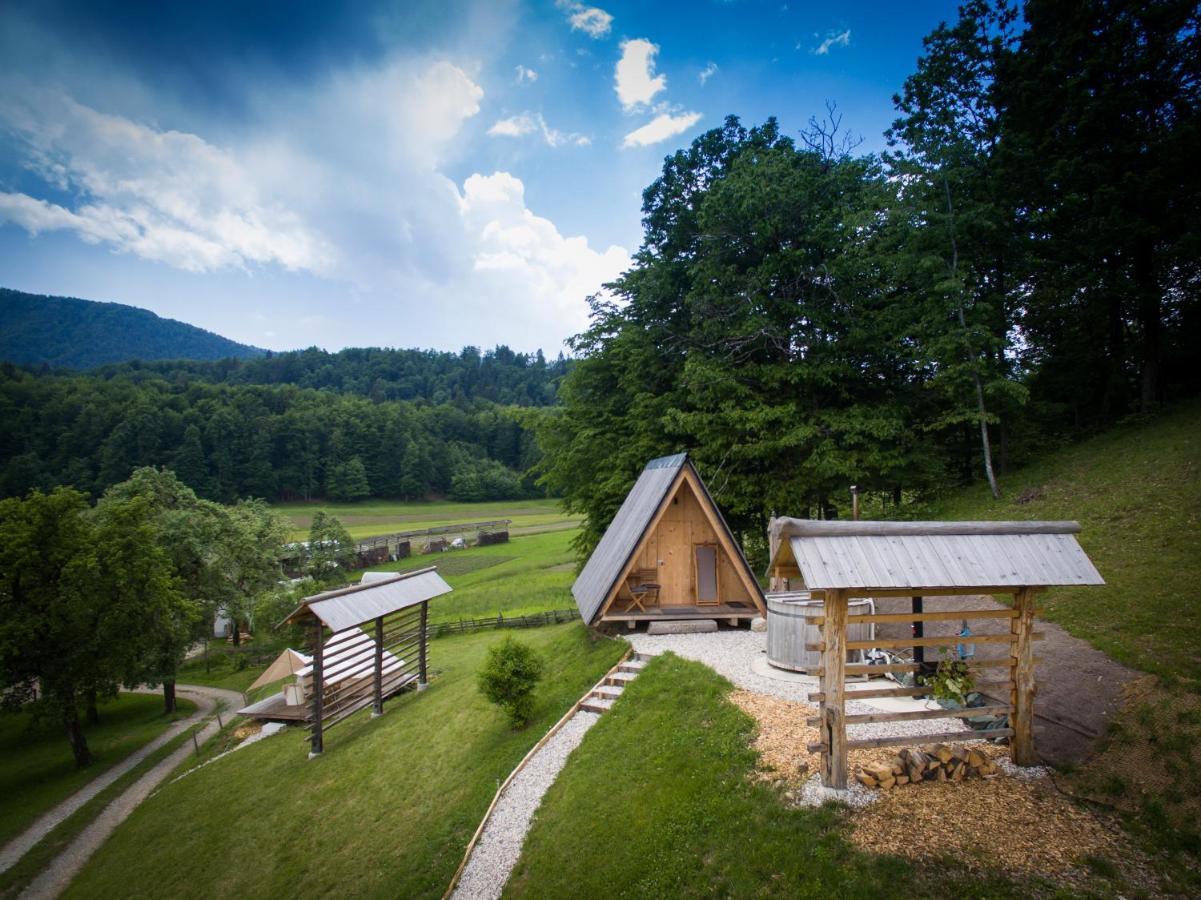 Puzman Farm Glamping Villa Radovljica Eksteriør billede