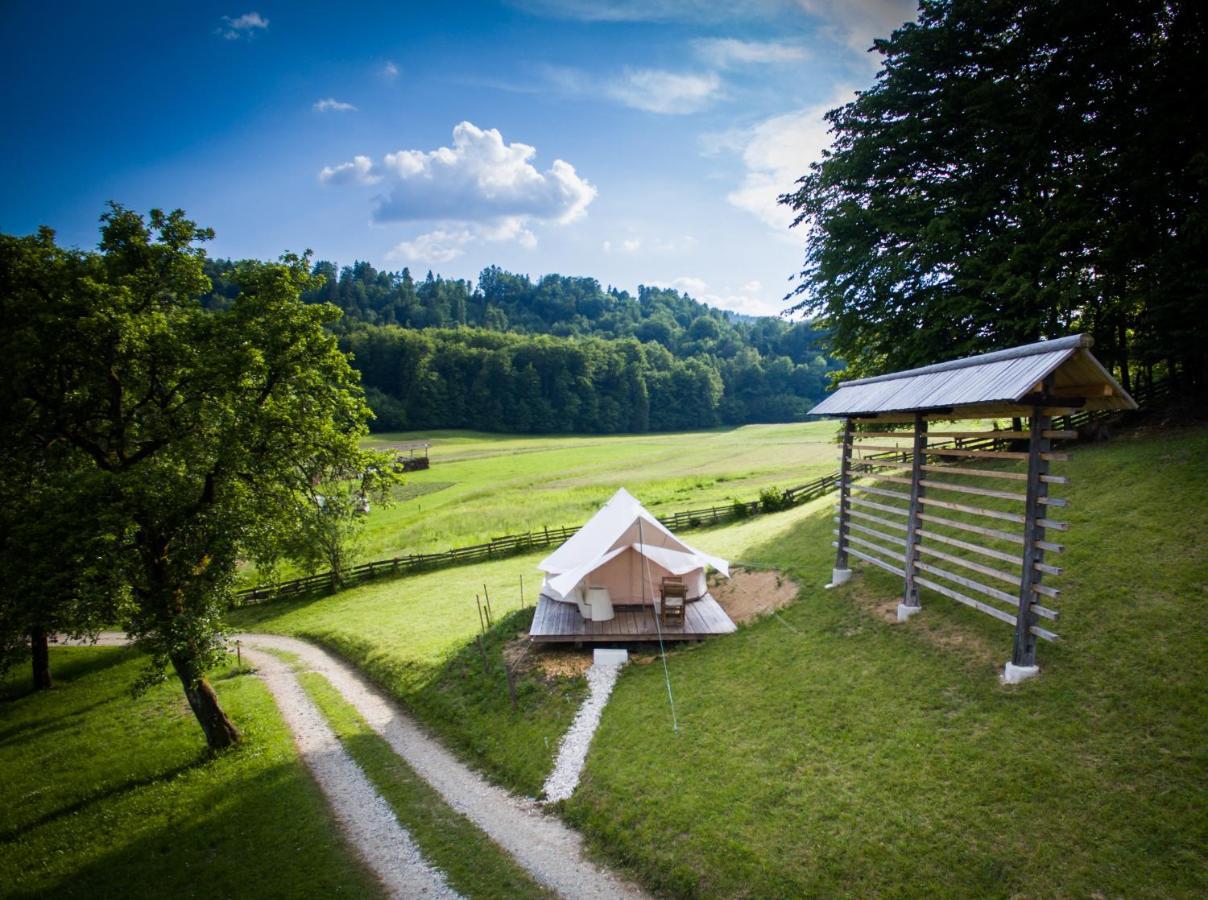 Puzman Farm Glamping Villa Radovljica Eksteriør billede
