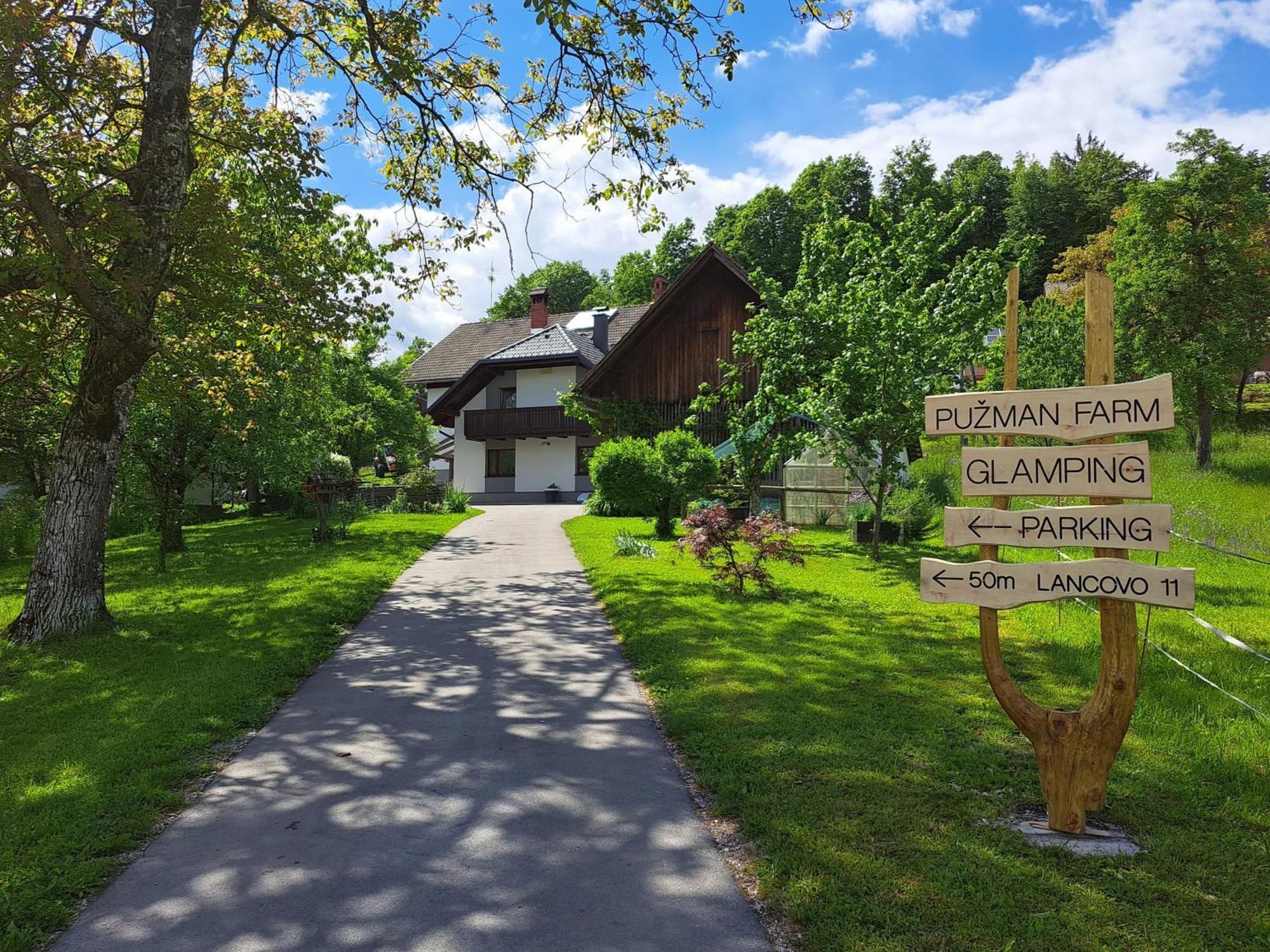 Puzman Farm Glamping Villa Radovljica Eksteriør billede
